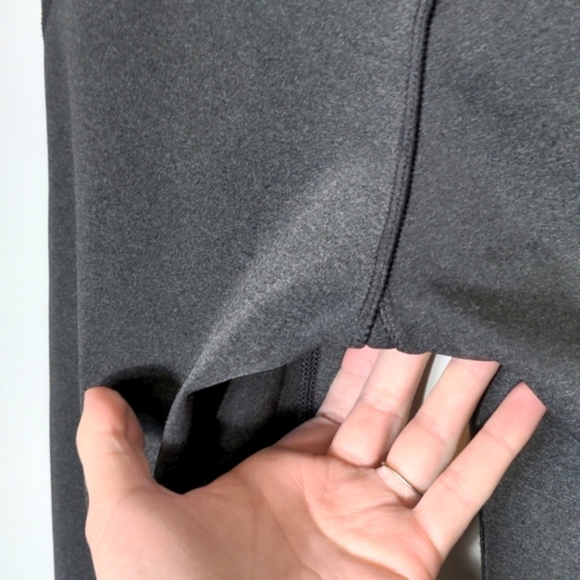 Ivy Park High Rise Sculpted Work Out Legging Full Length Gray Quick Dry Size XXS - Picture 10 of 16